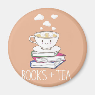 Bücher + Teemagnet Magnet