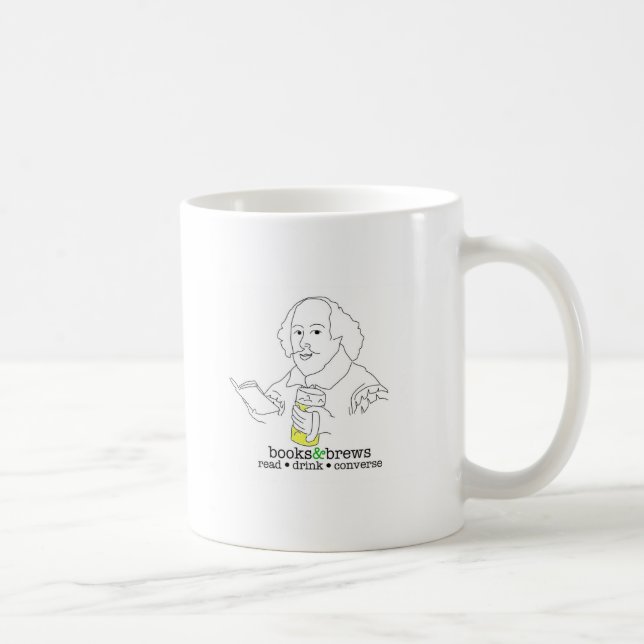 Bücher u. Gebräu-Logo Kaffeetasse (Rechts)