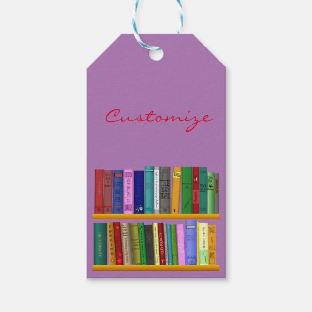 Bücher über die Regale Thunder_Cove Geschenkanhänger (Vorderseite)