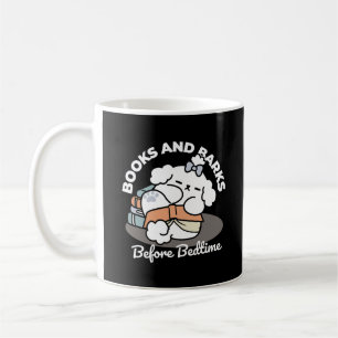 Bücher und Barks - Niedliches Design für schlampig Kaffeetasse