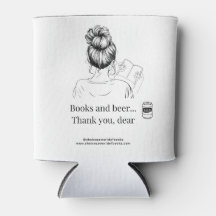 Bücher und Bier - Bier Koozie