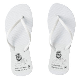 Bücher und Bier Flipflops