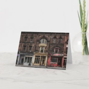Bücher und Bistros und Butcher Nr. 5 - Farbversion Karte