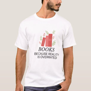 Bücher und botanische Bliss T-Shirt