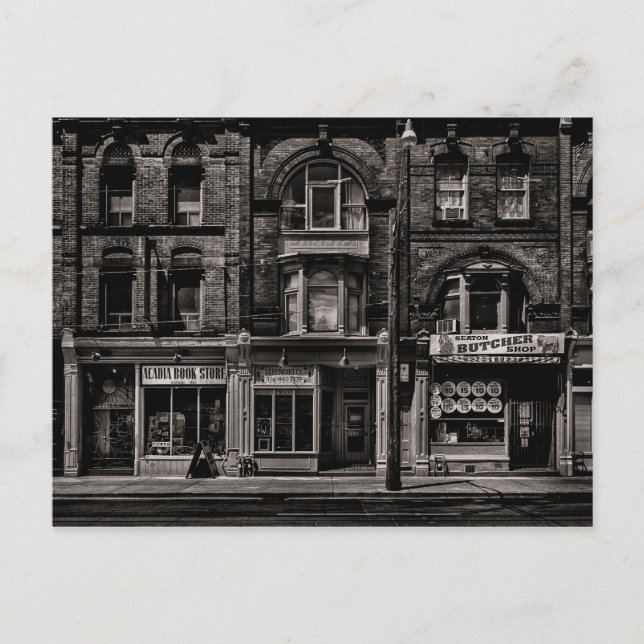 Bücher und Breaks und Butchers Postkarte (Vorderseite)
