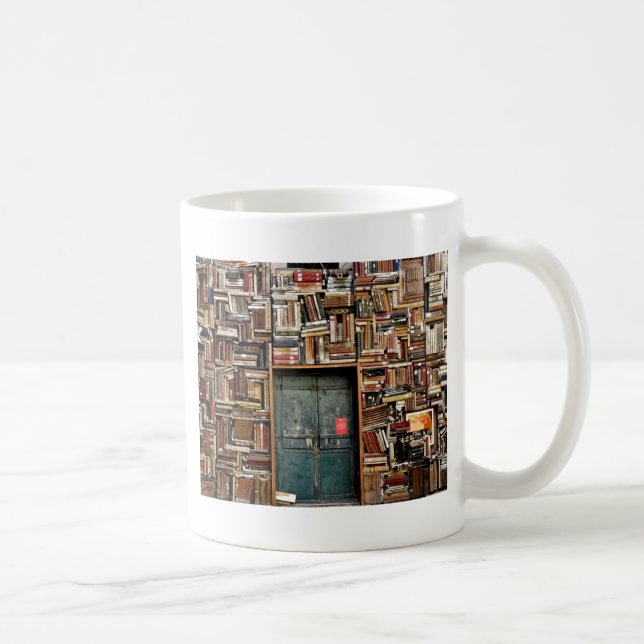 Bücher und Bücher Kaffeetasse (Rechts)