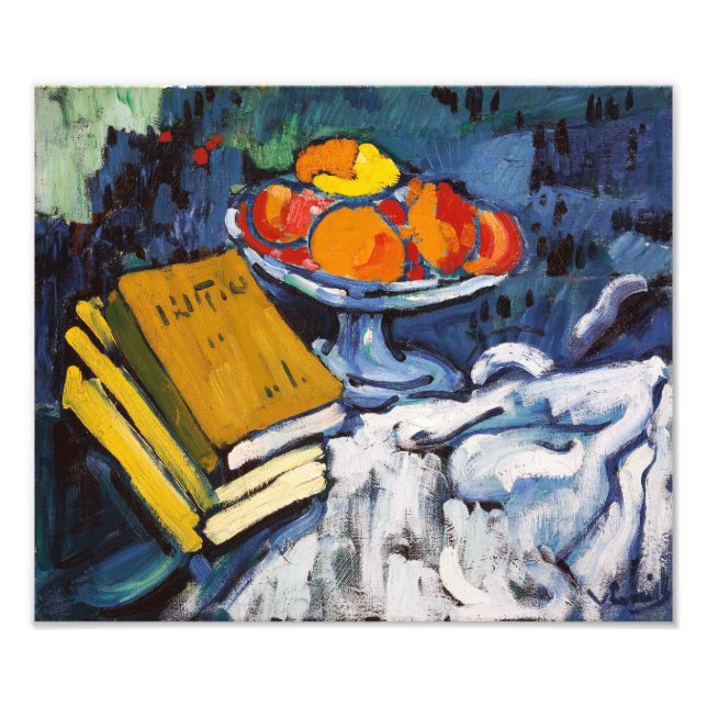 Bücher und Bücher zum Stillleben | Maurice de Vlam Fotodruck (Vorne)