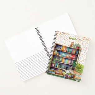 Bücher und Cat Lovers Hygge Geburtstagsruhestand