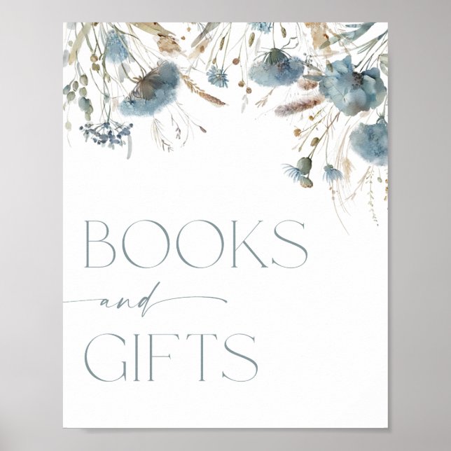Bücher und Geschenke signalisieren boho staubige b Poster (Vorne)