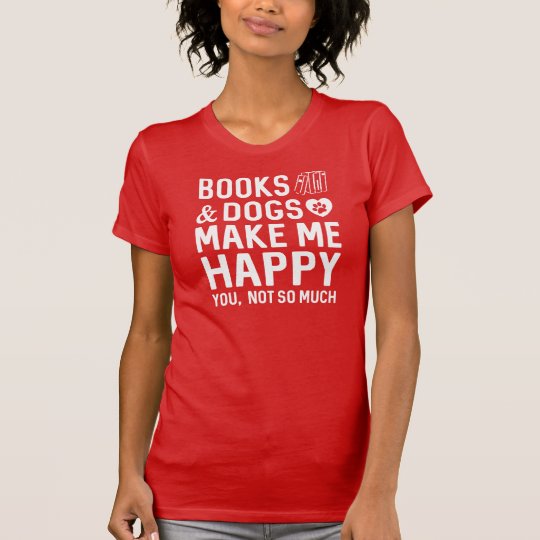 Bücher und Hunde T-Shirt