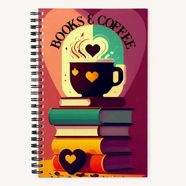 Bücher und Kaffeemaschinen (Vorderseite)
