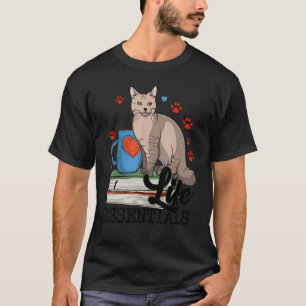 Bücher und Katzen aus dem Leben T-Shirt