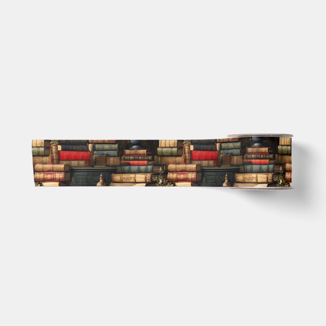 Bücher und Pflanze Satinband (Vorderseite)