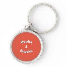 Bücher und Snacks - individueller Slogan