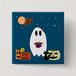 Bücher und Tee Button