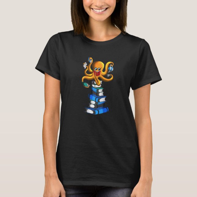 Bücher von Lieben und Zeitschriften T-Shirt (Vorderseite)
