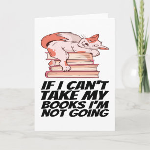 Bücher - Wenn ich meine Bücher nicht mitnehmen kan Karte