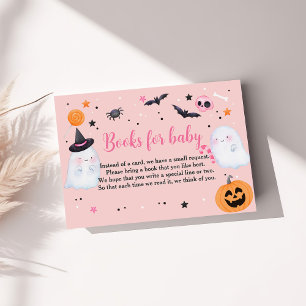 Bücher zu Halloween-Geistern für die Babyeinschlus Mitteilungskarte