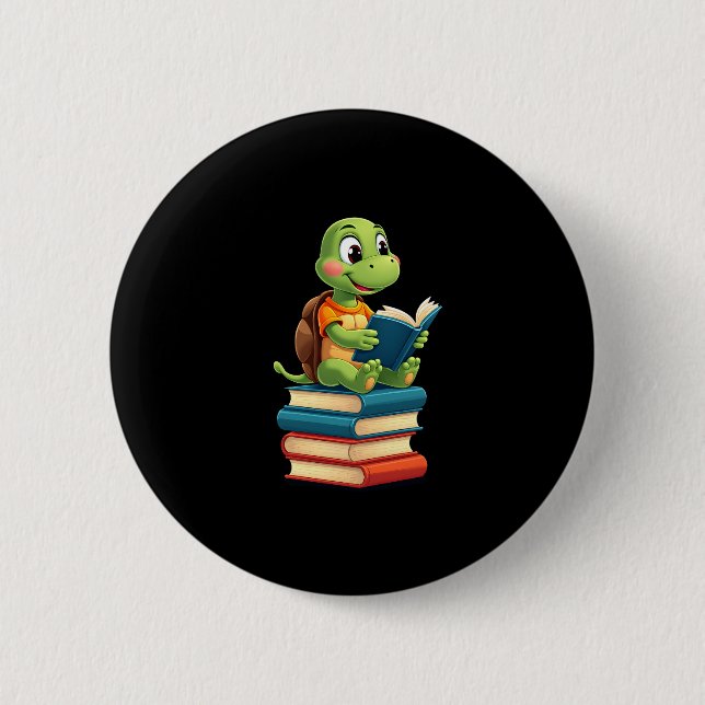 Bücher zum Lesen von Schildkröten (4) Button (Vorderseite)