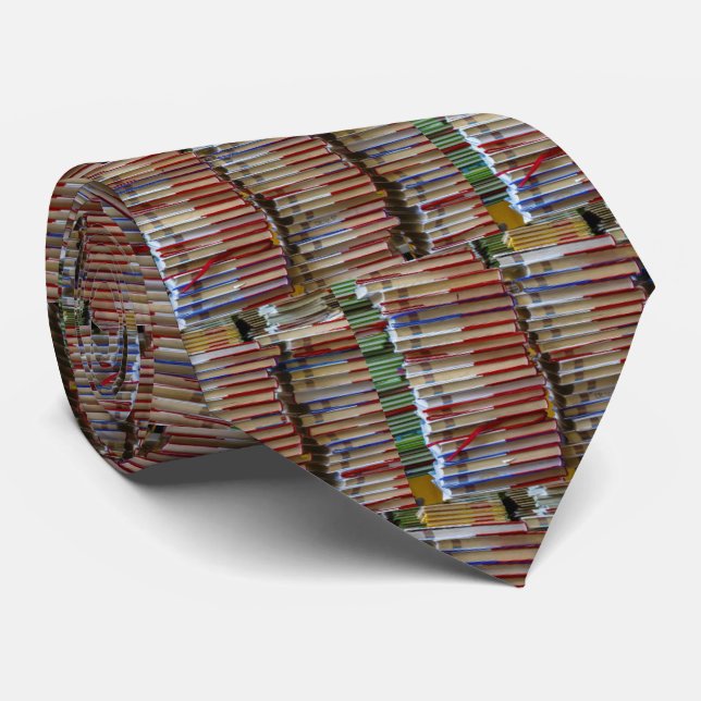 Bücherbibliothekelehrer Necktie Krawatte (Gerollt)