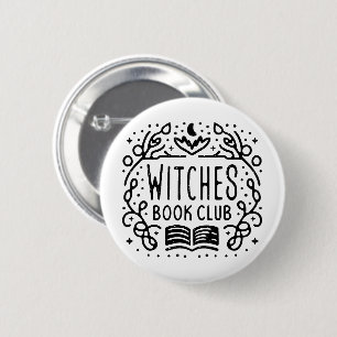 Bücherliebhaber-Club Hexenakademie Ästhetik Button