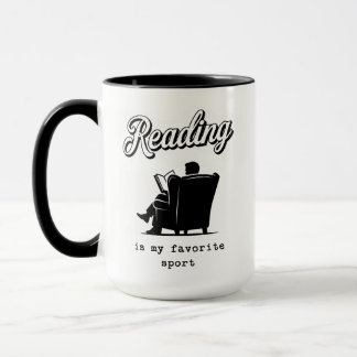 Bücherliebhaber-Geschenk | Lesen ist mein Liebling Tasse