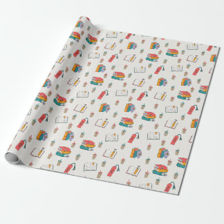 Bücherliebhaber-Geschenkpapier Geschenkpapier