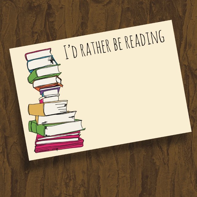 Bücherliebhaber Leser Post-it Klebezettel (Von Creator hochgeladen)