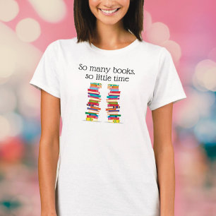 Bücherliebhaber-T-Shirt T-Shirt