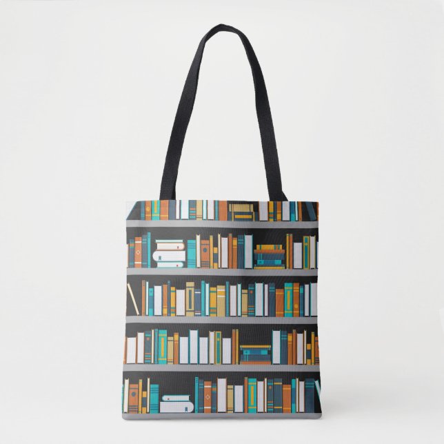 Bücherliebhaber Tote Bag Tasche (Vorderseite)