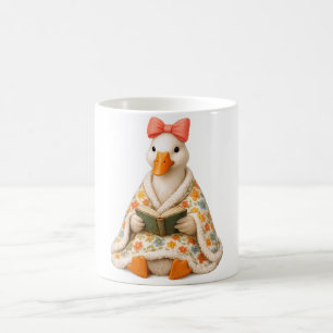 Bücherliebling-Enten-Decke —Alberne Ente mit Schle Kaffeetasse