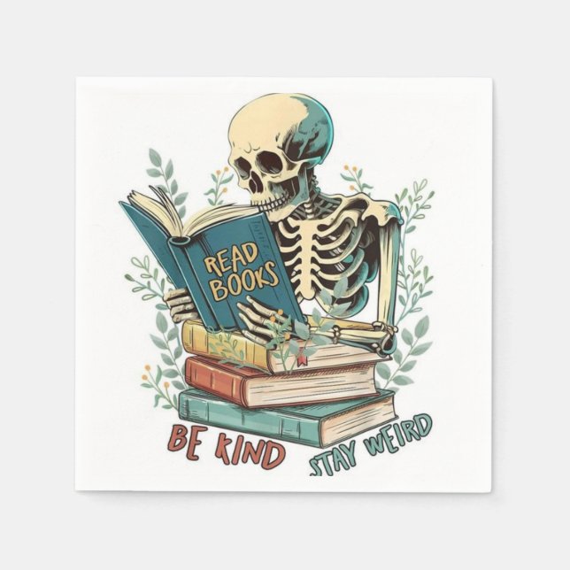 Bücherpapier lesen serviette (Vorderseite)