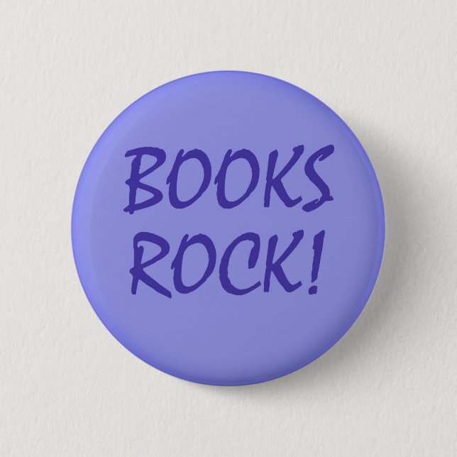 Bücherregal - Buchliebhaber/Leser Button (Vorderseite)
