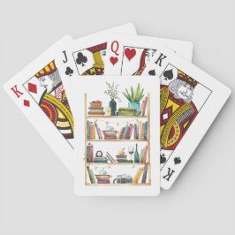 Bücherregal Lover Kaffee Tee Spielkarten