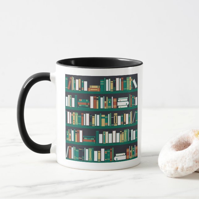 Bücherregal Tasse (Mit Donut)