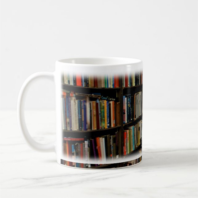 Bücherregal-Tasse Kaffeetasse (Links)