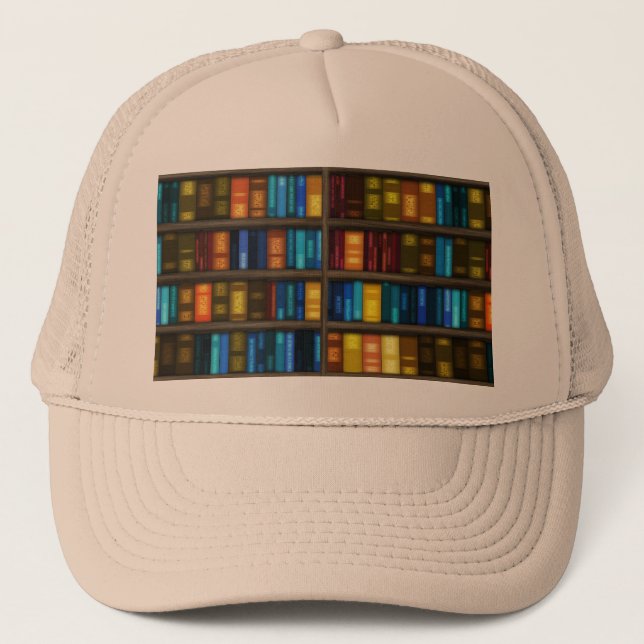 Bücherregale 1 Hats Truckerkappe (Vorderseite)