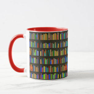 Bücherregale Design Coffee Tasse