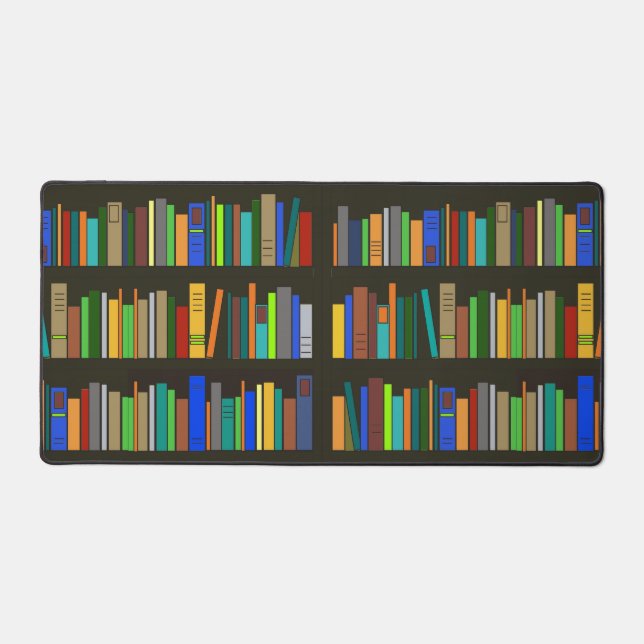 Bücherregale Design Schreibtischunterlage (Vorderseite)