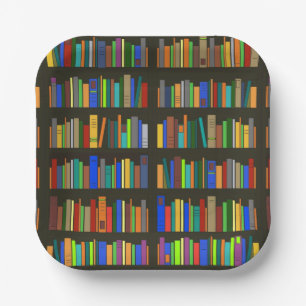 Bücherregale für Design Paper-Teller Pappteller