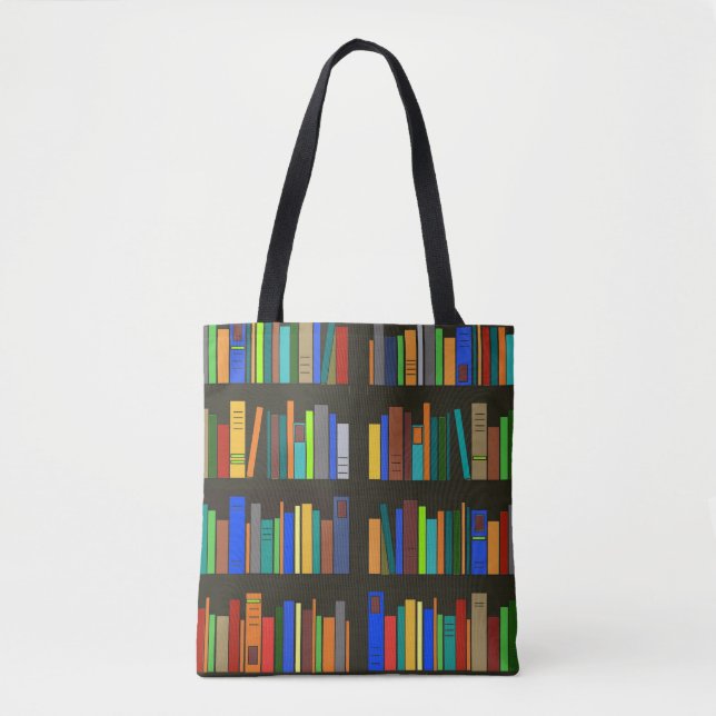 Bücherregale Tote Bag Tasche (Vorderseite)