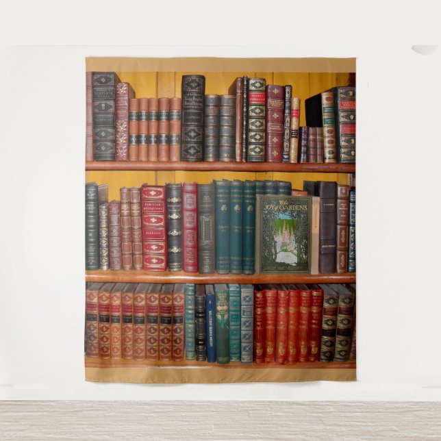 Bücherregale Wandteppich (Vorderseite)