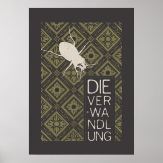 Büchersammlung Kafka Die Metamorphose Poster