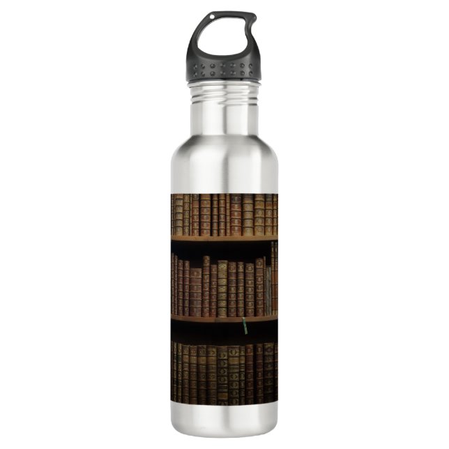 Bücherumschlag Edelstahlflasche (Vorderseite)