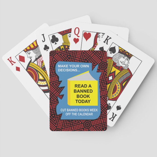 Bücherverbote Spielkarten (Rückseite)