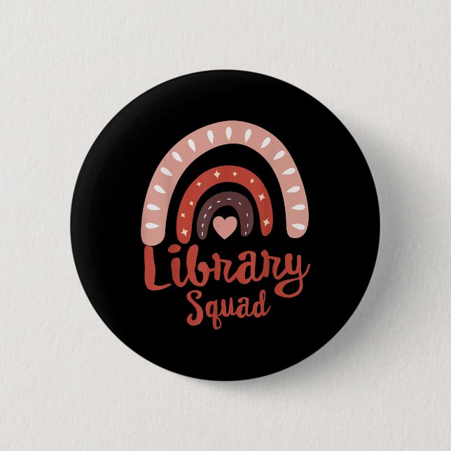 Bücherwurm-Bücherei Button (Vorderseite)
