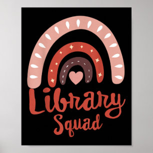 Bücherwurm-Bücherei Poster