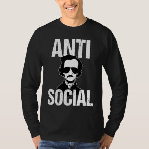 Bücherwurm Gothic Englisch Lit Edgar Allan Poe T-Shirt