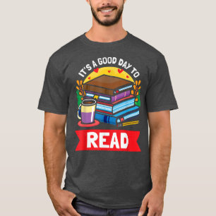 Bücherwurm-Lesegerät Kaffeebücher T-Shirt