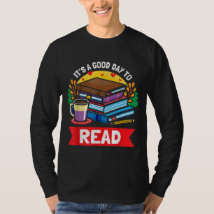 Bücherwurm-Lesegerät Kaffeebücher T-Shirt